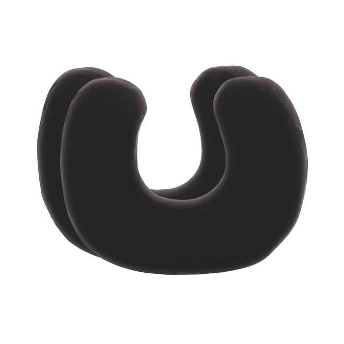 Чорна наволочка, подвійна упаковка, ідеально підходить для подушок для шиї ANDAR, бавовна Mako (подвійний трикотаж), не мнеться та можна сушильною машиною, 2 наволочки на блискавці, сертифіковано Oeko-Tex