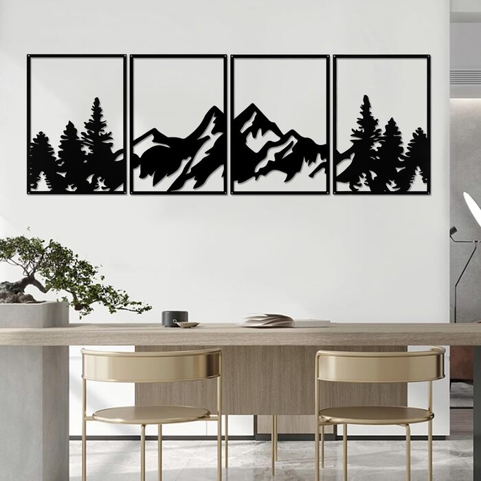 И металеві прикраси стін металеві гори і ліси прикраси стін гори і ліси металеві настінні картини великі настінні скульптури для д