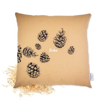 Подушка для голови AllguQuelle Natural Products з органічної швейцарської сосни зі 100 органічною стружкою швейцарської сосни 500 г. Натуральна ароматизована подушка. Органічна подушка для голови, чиста та органічна.