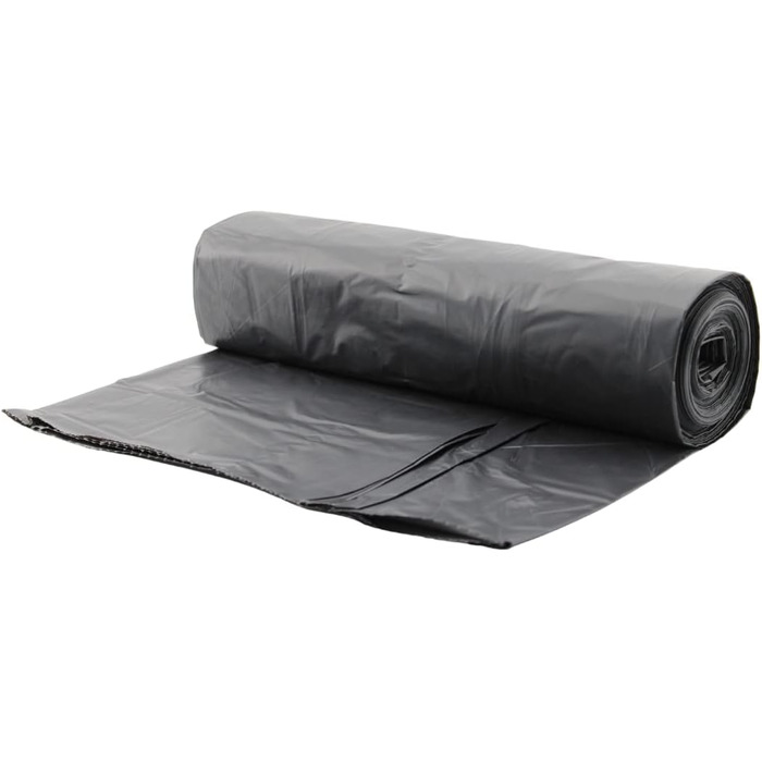 Міцні сміттєві мішки Enpack 240 л, 100 шт. - Чорні сміттєві мішки - Сміттєві мішки для сміттєвих баків 110x125 см - Міцні сміттєві мішки XXL - Сміттєві мішки для садових та побутових відходів - Пластикові мішки для сміттєвих баків