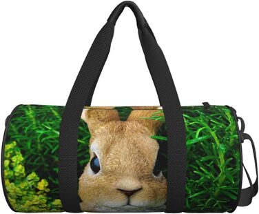 Дорожня сумка-мішок з коричневим кроликом, спортивна сумка для чоловіків та жінок, сумка для подорожей