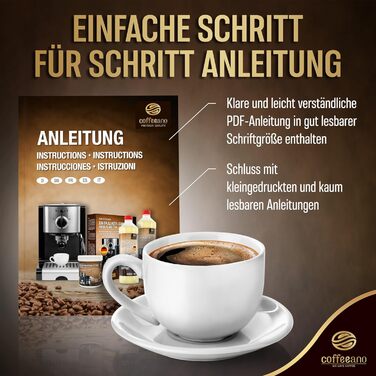 Таблетки для видалення накипу Coffeeano 50 для кавомашин та автоматичних кавоварок. Таблетки для декальцинації Delonghi, Siemens (серія EQ), Jura, Krups, Bosch, Miele, Melitta, WMF та інших. 50 таблеток