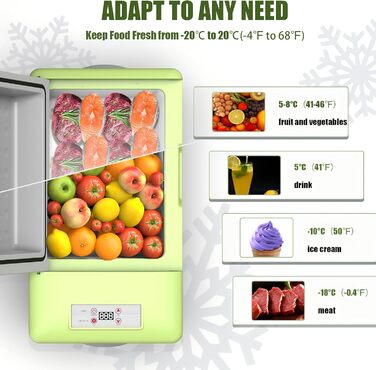 Автомобільний холодильник Alpicool Y20, 20 л, 12 В, міні-холодильник, автомобільний холодильник, портативний, тихий, кемпінговий,