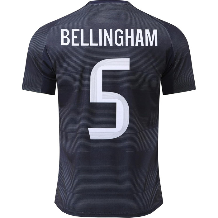 Беллінгем 2025/2026 Дитяча футболка, шорти та шкарпетки, дитячо-юнацька, розмір 30 (12-13 років), виїзна форма, 5