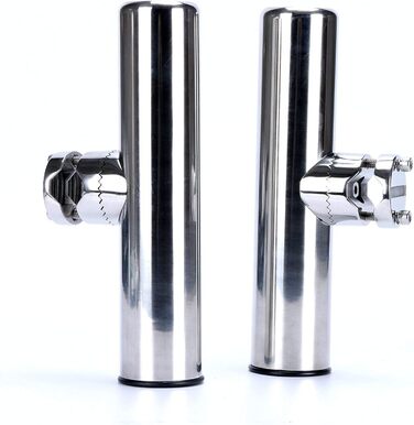 Тримачі для вудок FreeTec з нержавіючої сталі, 2 шт., тримачі для вудок для рейок 22-25 мм для човнів