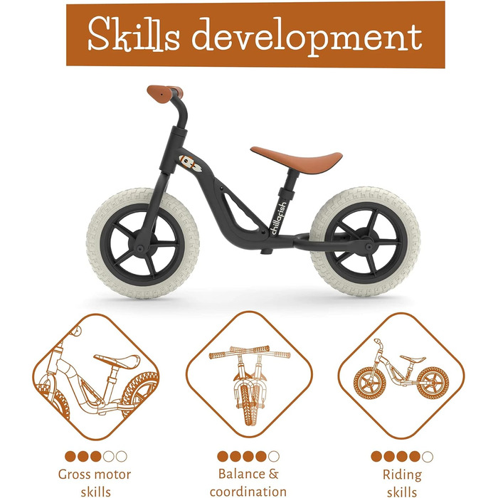Велосипед-балансир Chillafish Charlie, з 10-дюймовими або 12-дюймовими шинами, з підсвічуванням коліс або іншими аксесуарами Звича