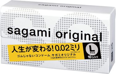 Оригінальні презервативи Sagami 002, розмір L, 10 шт. 10 шт. (1 упаковка)