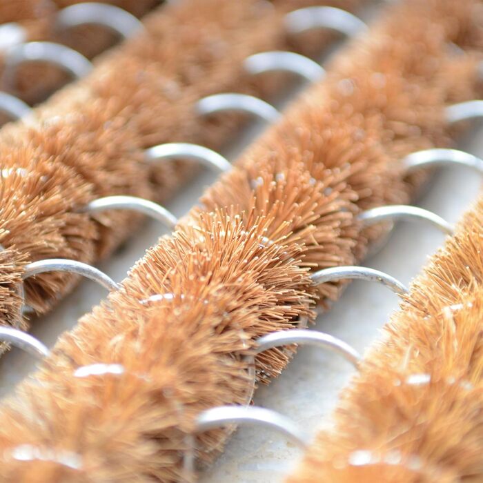 Килимок для вулиці Astra, килимок з кокосового волокна, килимок для вловлювання бруду, килимок зі щітки, всепогодний килимок - міцний натуральний килимок для дверей, 40x60 см (прямокутний)