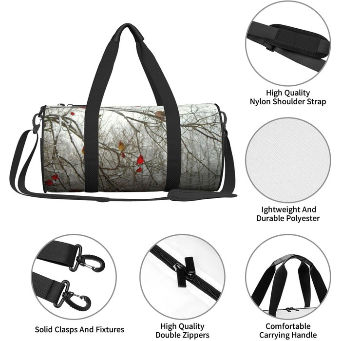 Сумка для подорожей Метелик для дівчаток, великої місткості, легка та міцна, ідеальний подарунок для походів, відпустки, ділових поїздок та іншого, з дизайном березового гаю, універсальний розмір