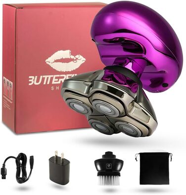 Жіноча електробритва Skull Shaver - Butterfly Kiss Pro Видалення волосся для жінок Фіолетовий