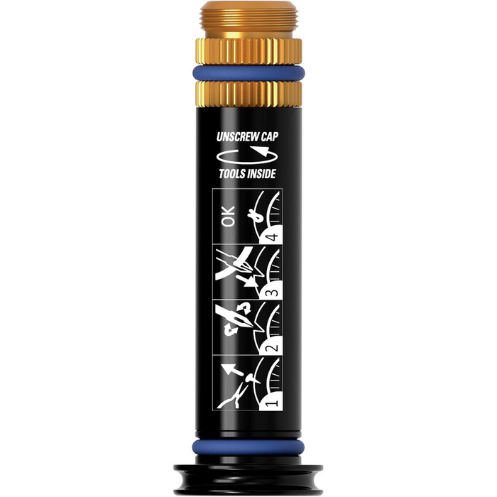 Комплект для ремонту вставок безкамерних шин Lezyne, чорний