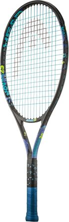 Тенісна ракетка HEAD Novak Aluminum Junior 4.0", 8-10 років, чорна/синя