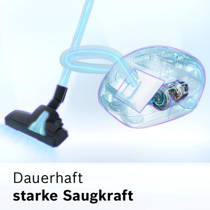 Пилосос Bosch з мішком ProHygiene Series 6 BGL6LHYG, пилосос, ідеально підходить для алергіків, гігієнічний фільтр, для паркету, к