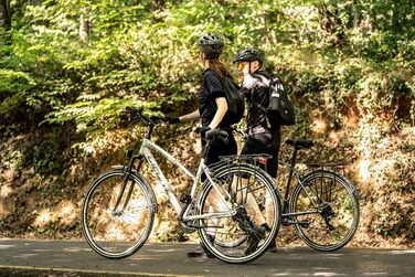 Велосипед Licorne Bike преміум-класу для трекінгу 28 дюймів для чоловіків, хлопчиків, дівчаток та жінок, 21 швидкість, міський велосипед, чоловічий велосипед LV-ATB сірий/чорний 28.0 дюймів