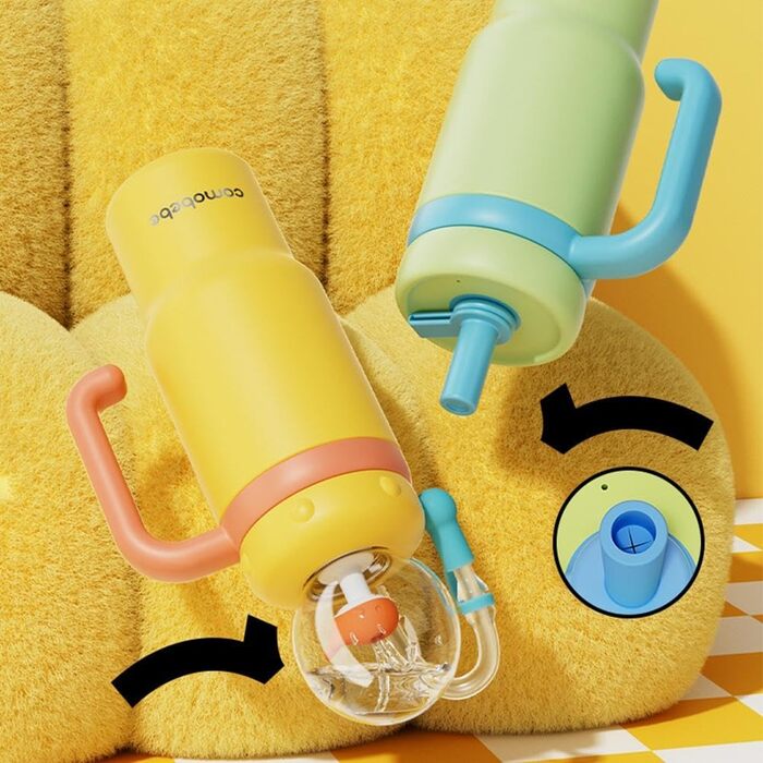 Стаканчик з нержавіючої сталі для фонтану &quotкит&quot з ручкою, 710 мл - Дві кришки, герметичний, можна мити в посудомийній машині, милий та ідеально підходить для дітей, підлітків та дорослих. Чашка для пиття у формі кита з бризками кита (рожевий) 24 у