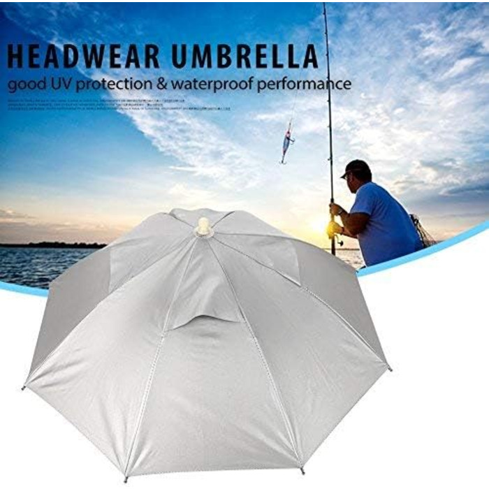 Водонепроникний капелюх рибалки Парасолька, Шапки для парасольок без рук Рибальська хатина на відкритому повітрі Водонепроникний з