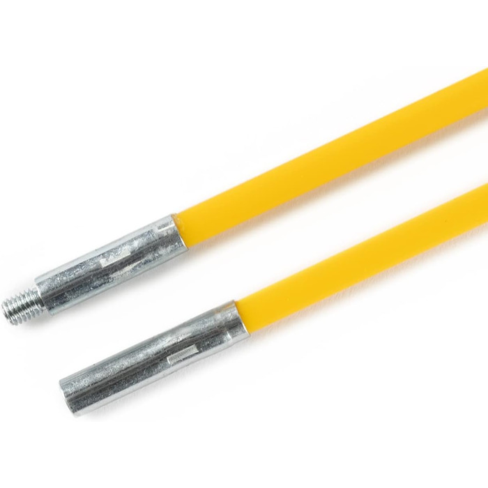 Стандартний набір штанг для протягування кабелю CK MightyRods Pro 10 м, 4 гнучкі секції, стійкий до пошкоджень скловолоконний електричний пристрій для протягування кабелю, електромонтаж, пристрій для протягування кабелю для електриків CK T5421