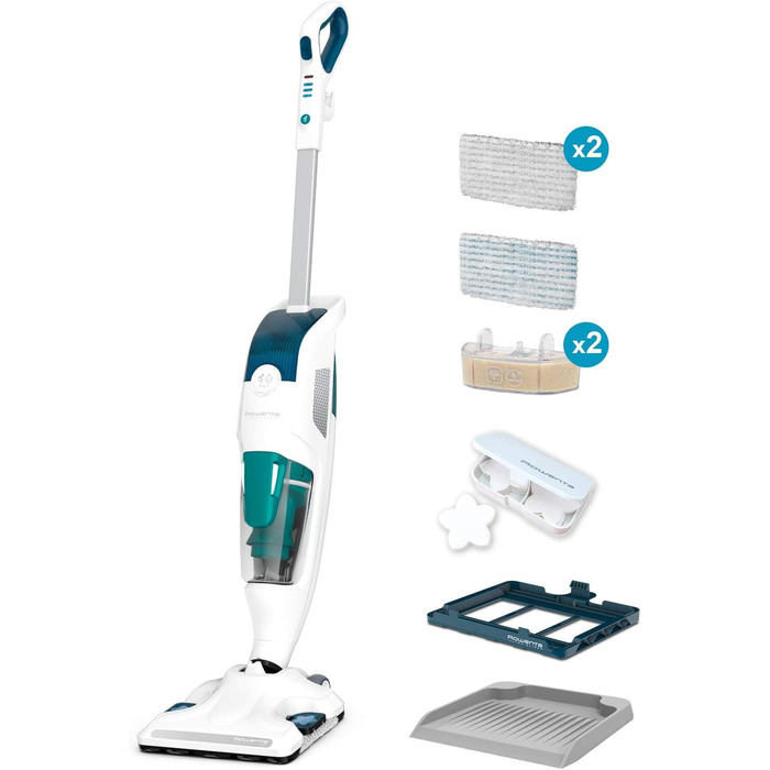 Пароочищувач підлоги Rowenta Clean & Steam Revolution RY7757 очищення 2 в 1 випарник для ефірних масел всі типи підлог картридж пр