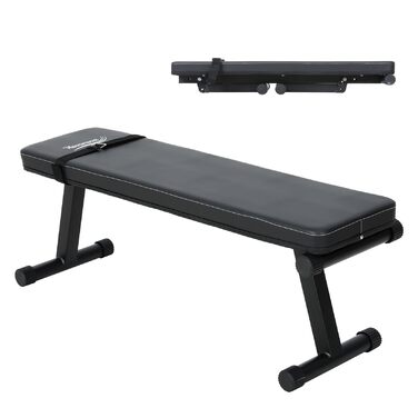 Плоска лава, складна лава для штанги, тренувальна лава, похила лава, лава для жиму лежачи, лава для сидячих пресів для домашнього використання, до 150 кг