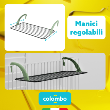Сушарка для білизни навісна Colombo Balcony Bold (ST288)