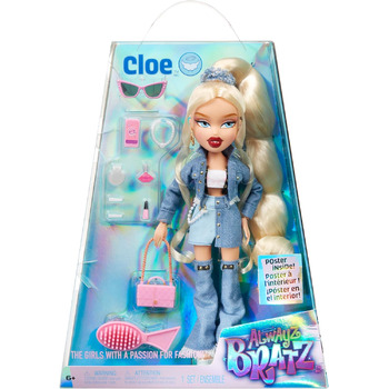 Модна лялька Bratz Alwayz Bratz - Cloe - з 10 аксесуарами та плакатом - дитяча іграшка - підходить для дітей віком від 6 років