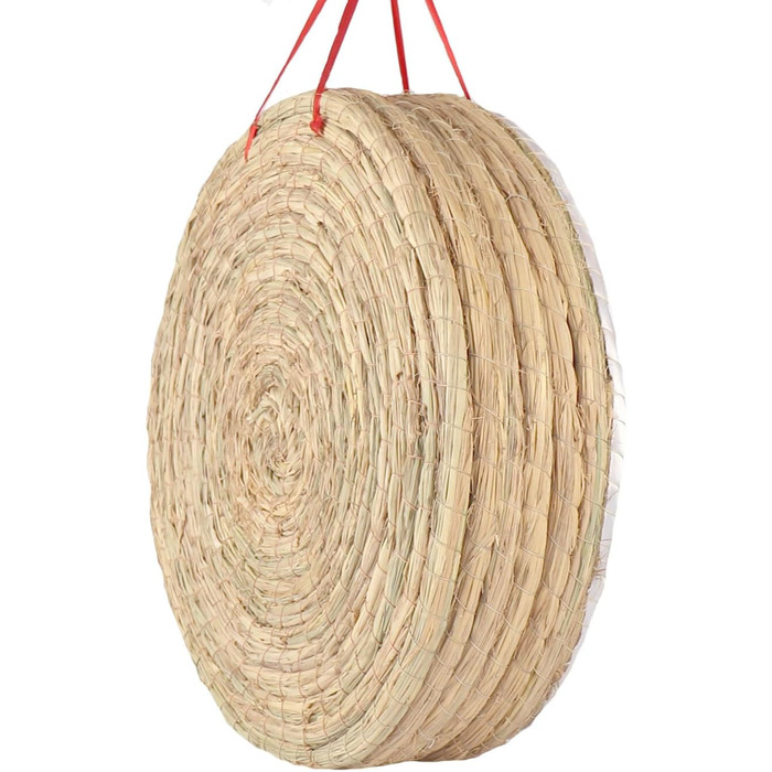 Мішень для стрільби з лука AUVIM 20 дюймів – ручної роботи, солом'яна, 7 шарів