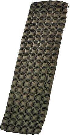 Надувний килимок для сну M-Tac 195 x 60 см Надлегкий, компактний та міцний Килимок для кемпінгу, трекінгу та сну на свіжому повітрі з утеплювачем та ріпстоп-нейлоном