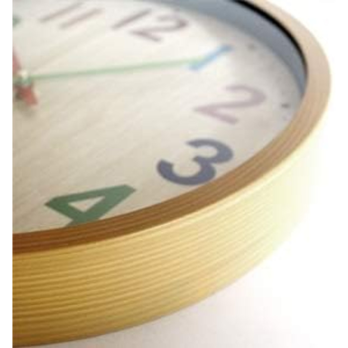 Настінний годинник Coslife 12-дюймовий безшумний барвистий настінний годинник Великий декоративний настінний годинник, що не цокає