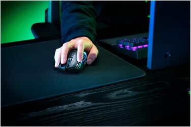 Ергономічна бездротова ігрова миша для MMO (19 програмованих кнопок, бездротова 2.4 ГГц, Bluetooth, до 250 годин, оптичний сенсор