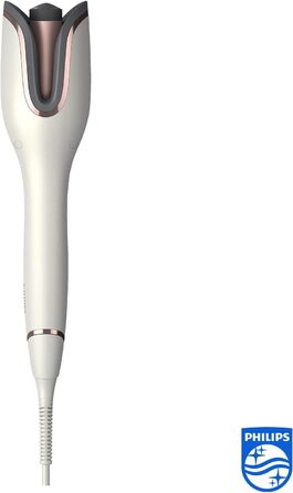 Автоматична плойка Philips StyleCare Prestige з регулюванням температури та функцією іонізації (модель BHB878/00) Біла