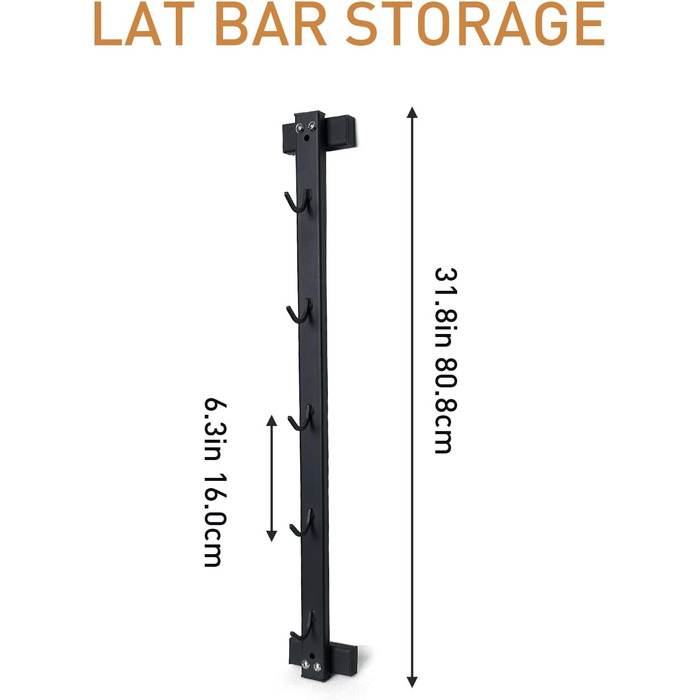 Стійка для зберігання кріплень для латунних прессів KORIKAHM, настінний органайзер для грифа латунних прессів з міцними гачками, сталева стійка для аксесуарів для тренажерного залу з кріпленням кабелю, стійка для тренажерного залу 5