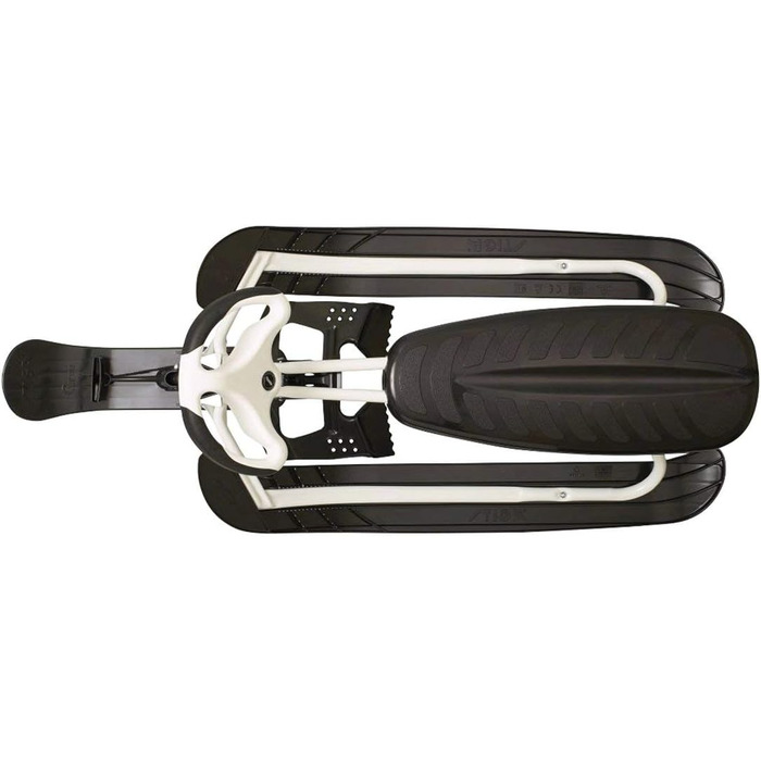 Снігохід STIGA Snowracer Curve GT, кермовий, з амортизатором, чорний