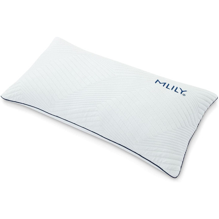 Подушка MLILY від Bestschlaf Lono, зручна в&39язкоеластична подушка розміру XXL, універсальне використання, знімний чохол Seaqual, який можна прати, сертифікована Oeko-Tex та CertiPur