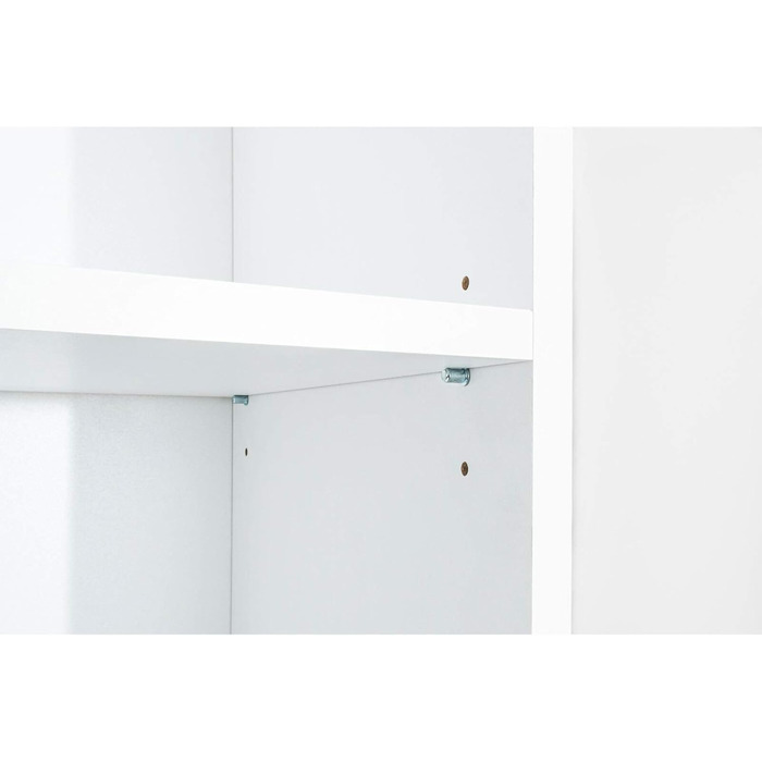 Полиця mbelando, книжкова шафа, окремостояча полиця, дерев&39яна полиця, бічна полиця, офісна полиця Trio 5&39 White White 5 відділень