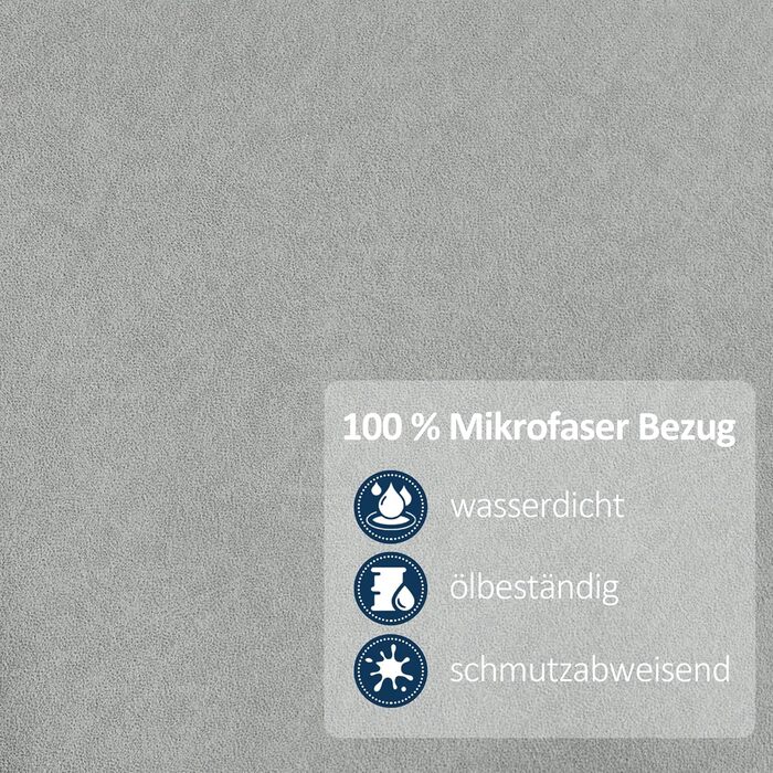 Крісло M MCombo Relax з підніжкою, крісло для телевізора з поворотом на 360 та функцією відкидання, крісло для телевізора вантажопідйомністю до 120 кг, сучасне крісло для вітальні, мікрофібра, 9019 (світло-сіра мікрофібра) Світло-сіра мікрофібра