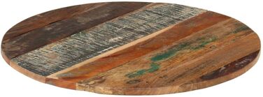 Стільниця з масиву дерева, дерев&39яна панель, заміна стільниці з дерев&39яною панеллю для журнального столика, кругла, 60 см, 15-16 мм, перероблена масивна деревина, 60 см, 15-16 мм