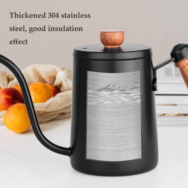 Кавник 600 мл гусяча шия кавовий чайник крапельний кавник перелити кавоварка чайник чайник гусяча шия носик для 1 2 чашок ручне за