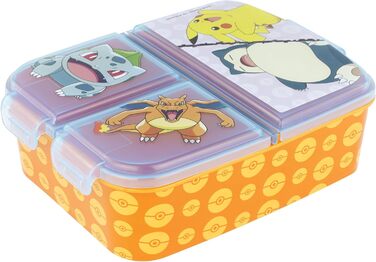 Ланчбокс Pokemon трьохсекційний