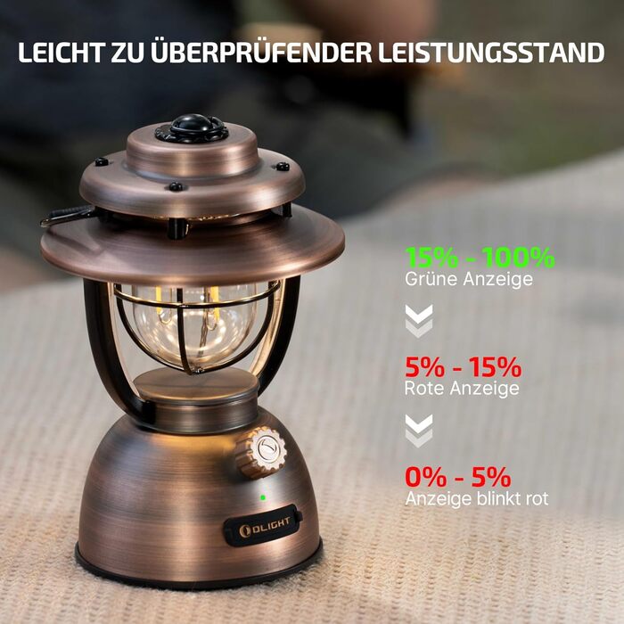 Розумний кемпінговий ліхтар OLIGHT Olantern Classic 2 Pro 300 лм із керуванням застосунком, світлодіодний ліхтар у ретро-стилі, плавне затемнення, аварійний портативний зарядний пристрій USB, для кемпінгу, саду, активного відпочинку на свіжому повітрі, по