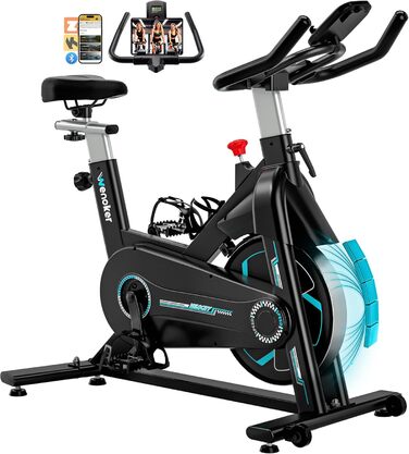 Велотренажер Wenoker Heimtrainer 2025 з магнітним опором, LCD-монітором та підтримкою APP, до 160 кг