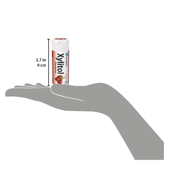 Жувальна гумка miradent Xylitol Dental Care журавлина– 12 шт.