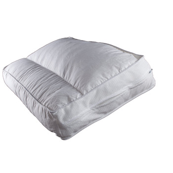 Подушка для шиї Jekatex Sweety, чохол бавовна, наповнювач поліестер, біла, 30 x 70 x 10