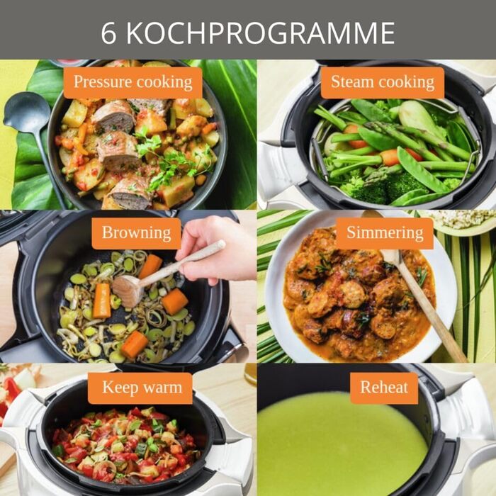 Мультиварка Krups Cook4Me CZ7101 вкл. книгу рецептів об'єм 6 л Електрична скороварка 150 запрограмованих рецептів Інтуїтивно зрозу