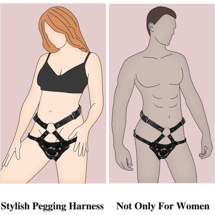 Страпон Klpertoror, регульований, високий пояс, чорний