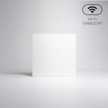 Розумний електричний радіатор з WiFi - 500 Вт, білий Настінний електричний обігрівач Настінний конвектор - 420 мм Керування за допомогою смартфона Термостат з РК-дисплеєм Електричний обігрівач 500 Вт білого кольору