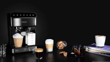 Напівавтоматична еспресо-машина Power Instant-ccino 20 Touch серії Nera. 1350 Вт, тиск 20 бар, резервуар для молока 500 мл, сенсорне керування, резервуар для води 1,4 літра, обробка з нержавіючої сталі Black Tactile