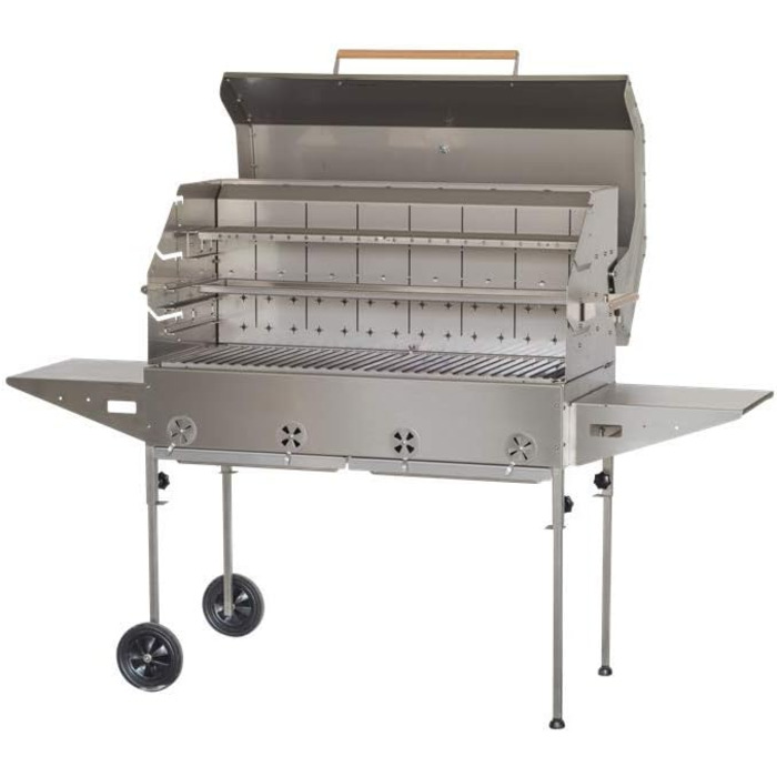 Професійний гриль PG 1000 E для громадського харчування, гастрогриль Гриль з нержавіючої сталі Гриль на вугіллі Гриль для курки Вб