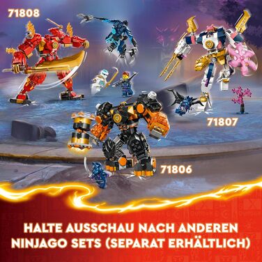 Конструктор LEGO Ninjago 71806, Земляний Мех Коула, 235 деталей