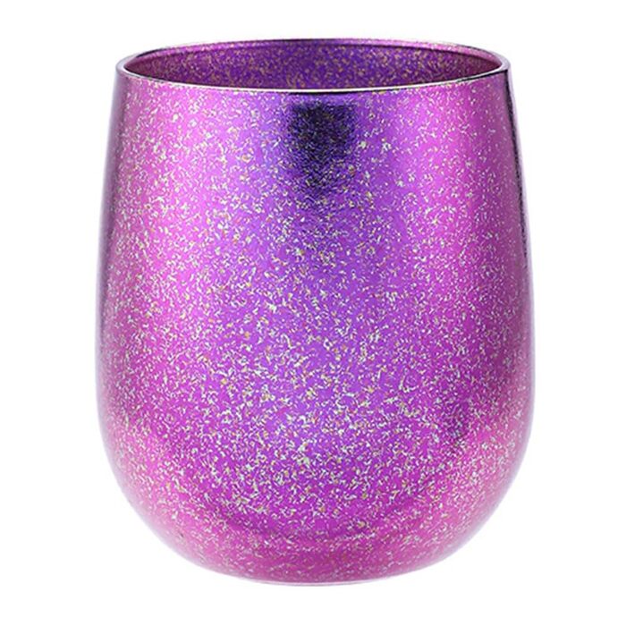 Титанова чашка для пиття з подвійними стінками, ізольована, місткістю 240 мл, для кемпінгу, пікніків та домашнього використання, рожева, жовта, зелена, синя, фіолетова