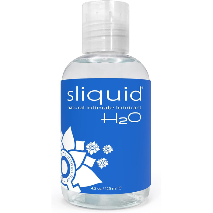 Мастило Sliquid Naturals H20 на водній основі, 1 упаковка (1 x 125 мл)